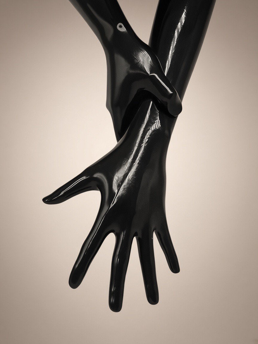 Latex handschoenen lang, Ophalen of Verzenden, Nieuw, Handschoenen