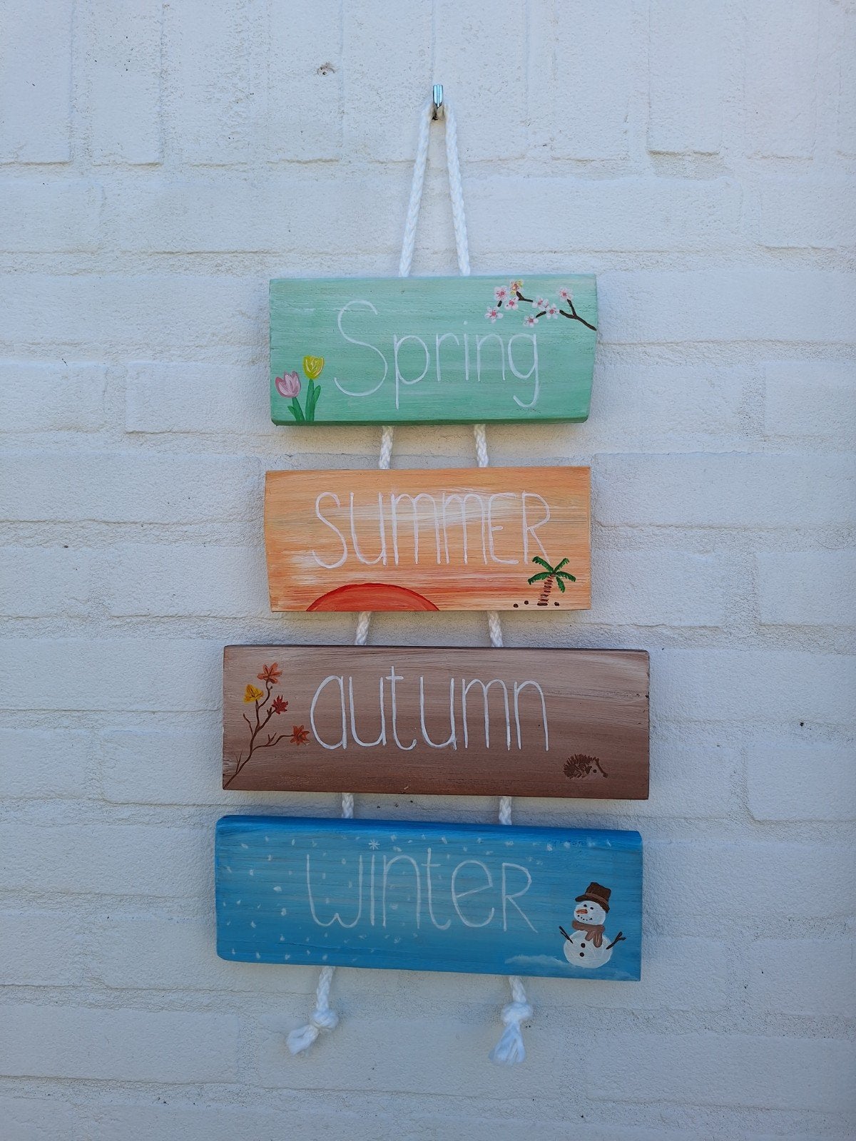 Decoratie-bordjes, Hout, Meerkleurig, Nieuw, Ophalen of Verzenden