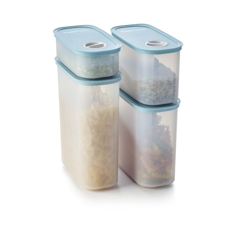 Tupperware Time Keepers Set van 4 Nieuw, Blauw, Nieuw, Ophalen of Verzenden, BPA-vrij