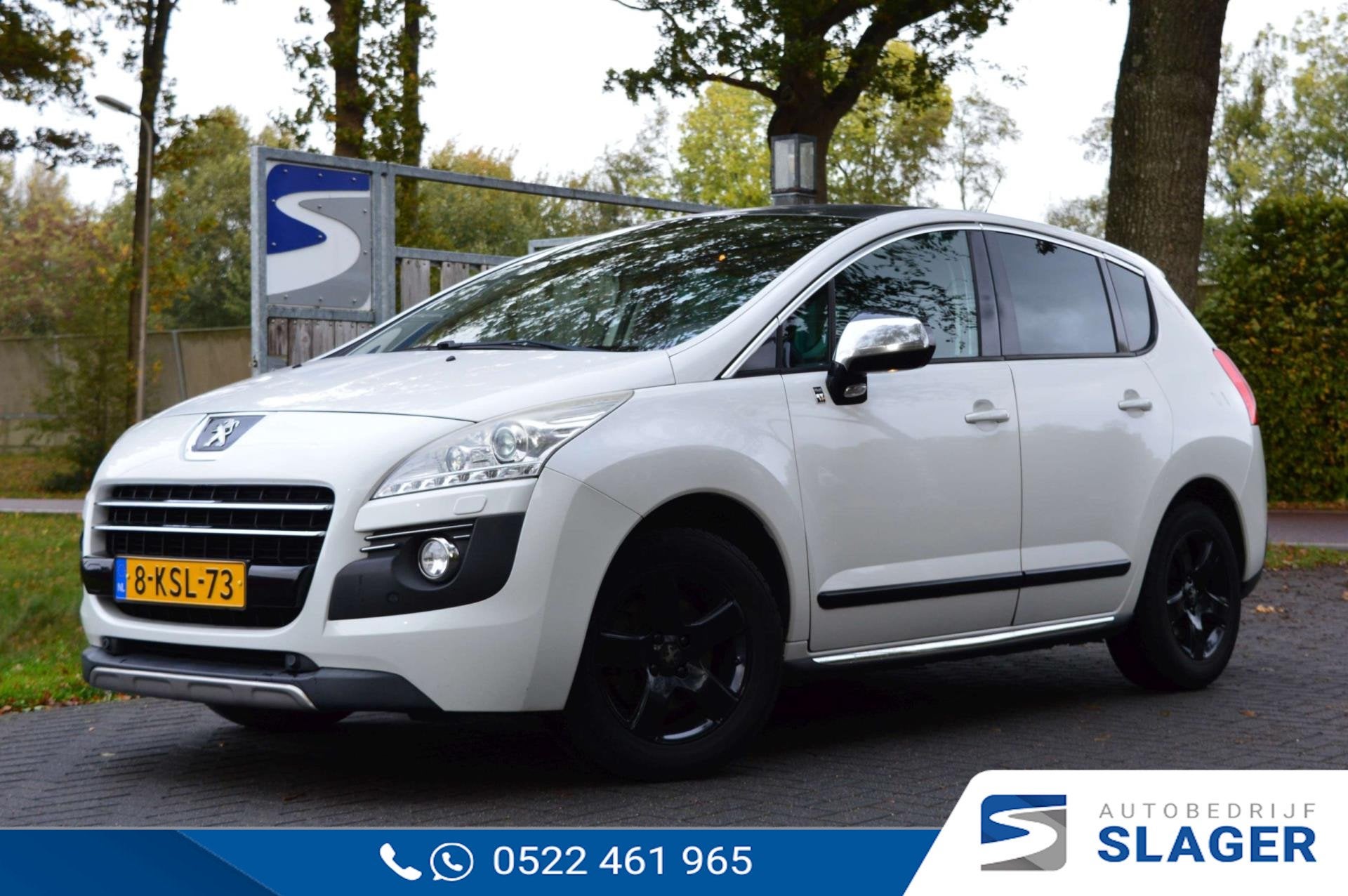 Peugeot 3008 2.0 HDiF HYbrid4 Blue Lease - Cruise|Navi|PDC, Automaat, Euro 5, Stof, Zwart