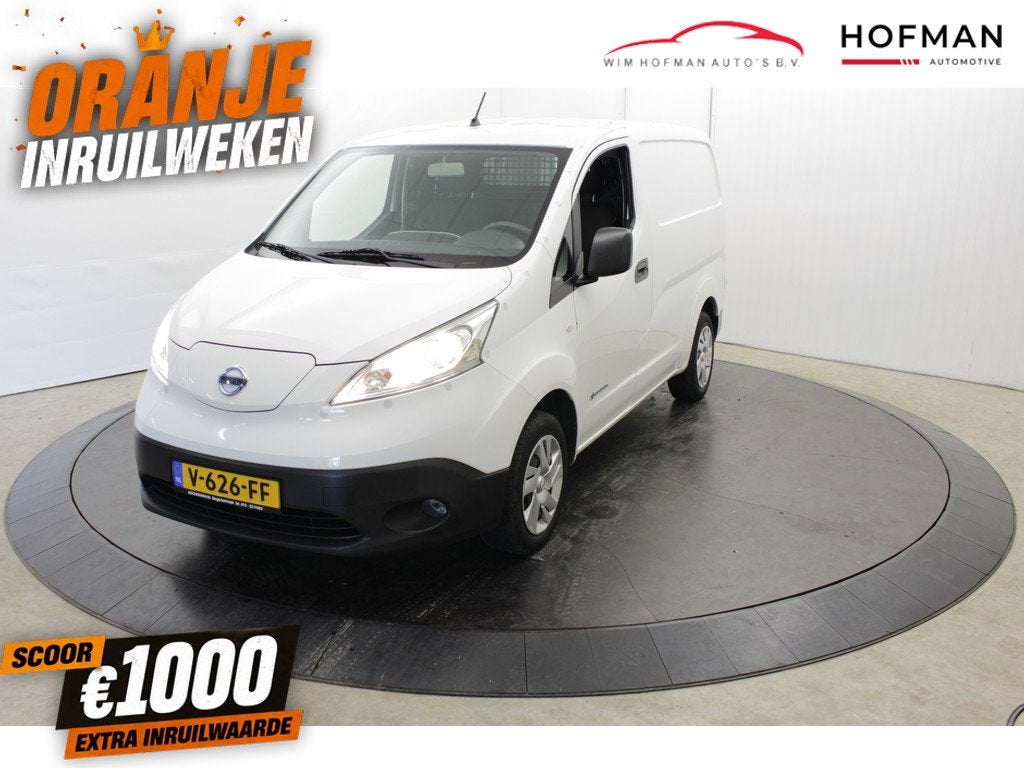 Nissan E-NV200 Optima koop accu Multi-stuur Clima Cruise, Gebruikt, Wit, Origineel Nederlands, 2 stoelen