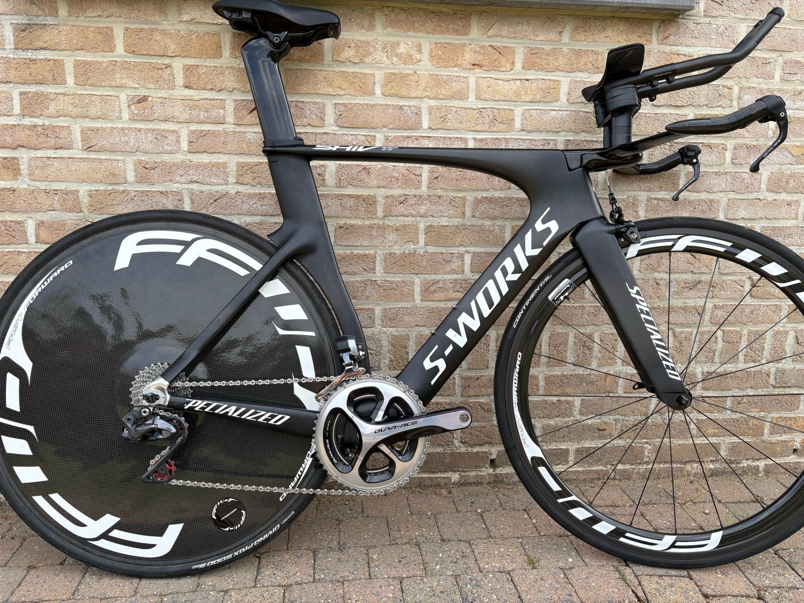 Specialized S-Works Shiv TT Triathlonfiets, 28 inch, Carbon, Zo goed als nieuw, Meer dan 20 versnellingen