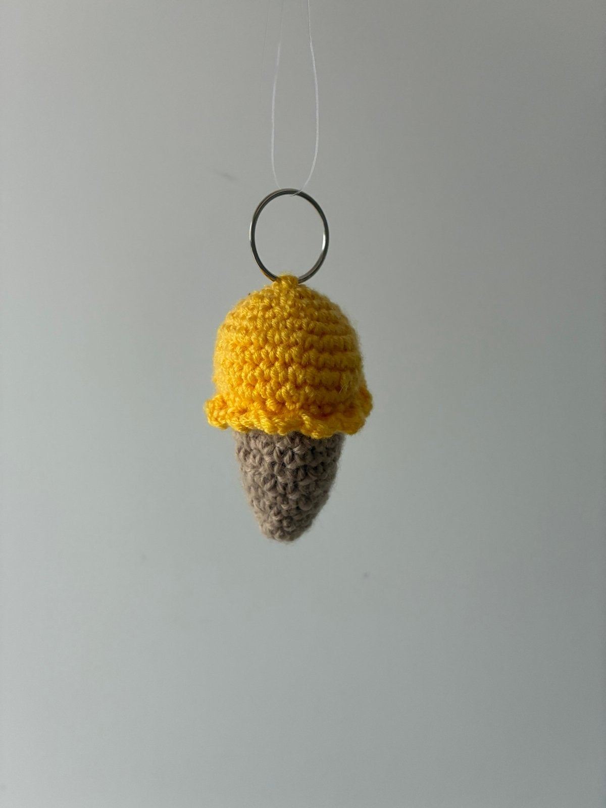 Gehaakte sleutelhanger - ijsje, Ophalen of Verzenden, Nieuw, Knuffel of Figuurtje