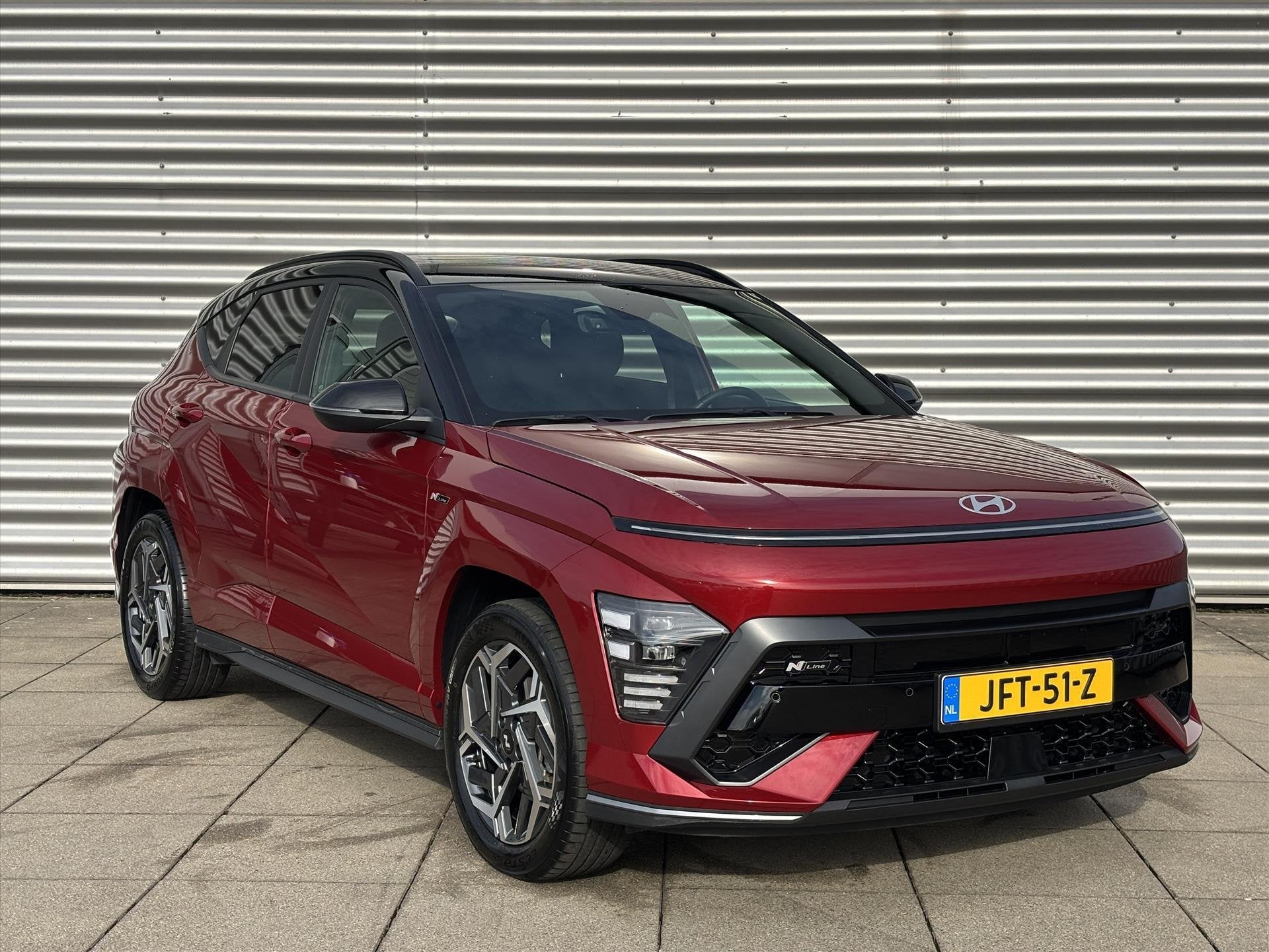 Hyundai Kona 1.6 GDI HEV 141pk DCT Automaat N-Line Edition |, Auto's, Hyundai, Gebruikt, 2 kWh, Lichtsensor, Bedrijf