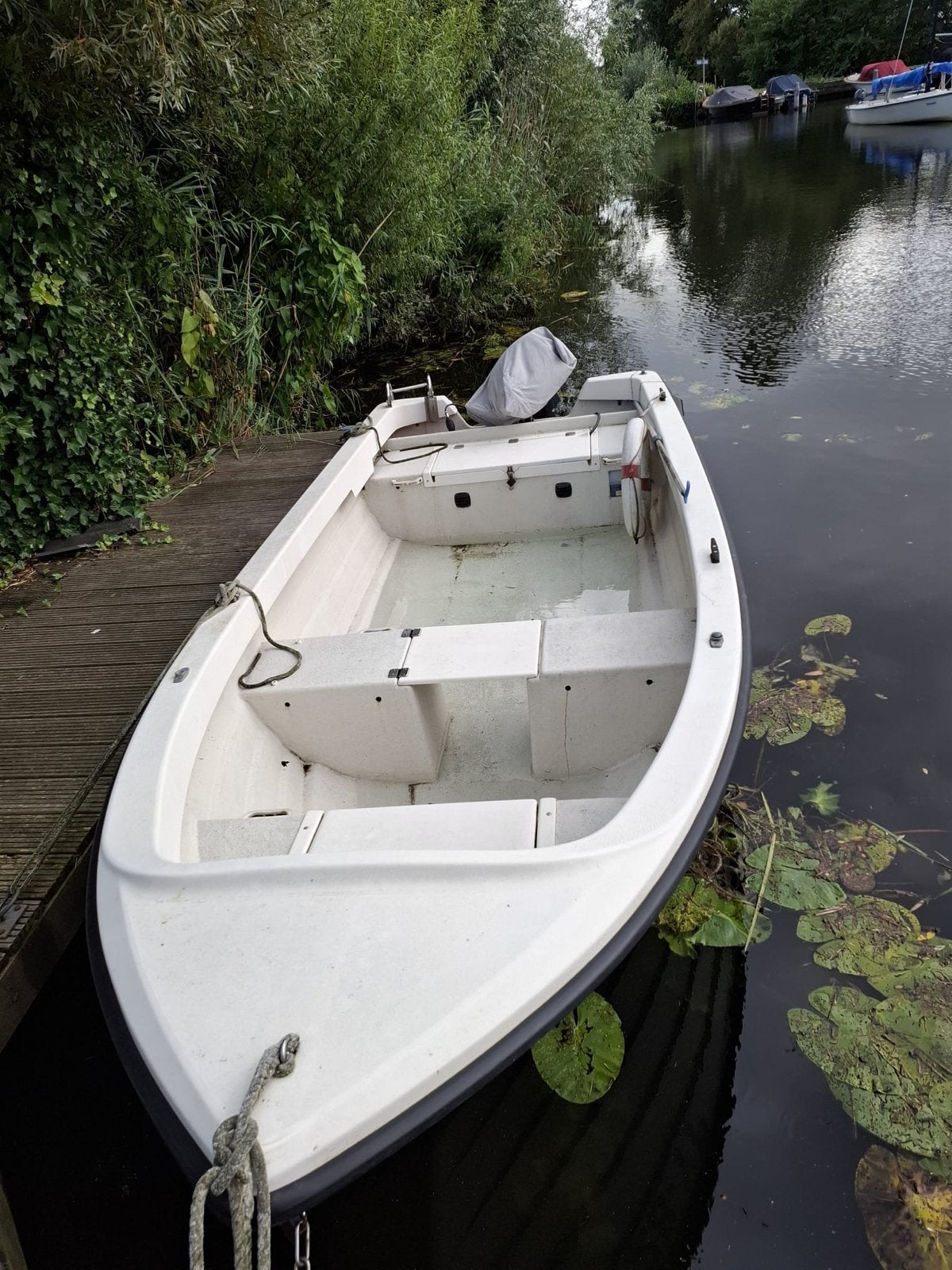 Complete set: Motorboot, Suzuki buitenboordmotor en trailer, Watersport en Boten, Overige merken, Gebruikt, Buitenboordmotor, Elektrisch
