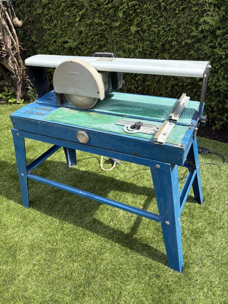 tegelzaagmachine watergekoeld, Doe-het-zelf en Verbouw, Gereedschap | Zaagmachines, Ophalen, Gebruikt, Overige typen, 600 tot 1200 watt