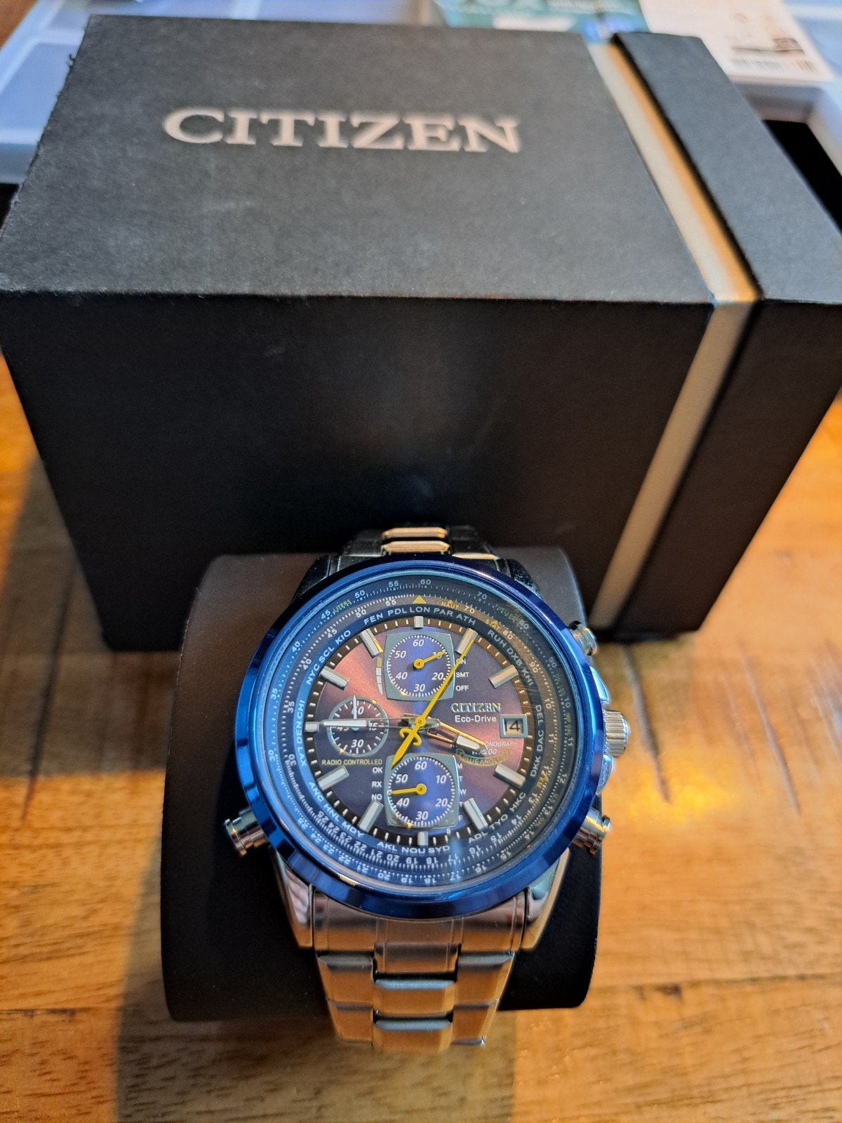 Nieuwe Citizen AT8020-54L Promaster US Navy Blue Angels Radi, Sieraden, Tassen en Uiterlijk, Staal, Staal, Nieuw, Ophalen of Verzenden