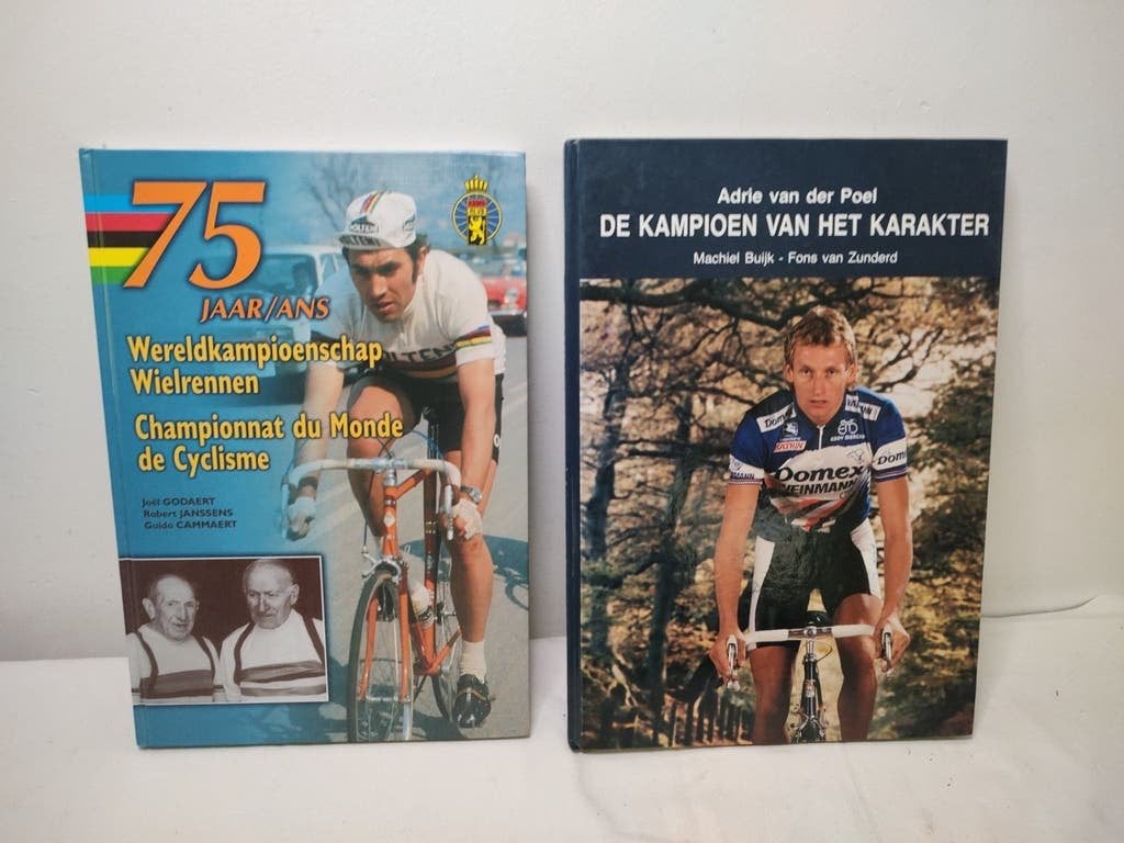 Adrie van er Poel / 75 jaar Wereldkampioenschap wielrennen, Boeken, Ophalen of Verzenden, Zo goed als nieuw, Machiel Buijk en Joel Godaert