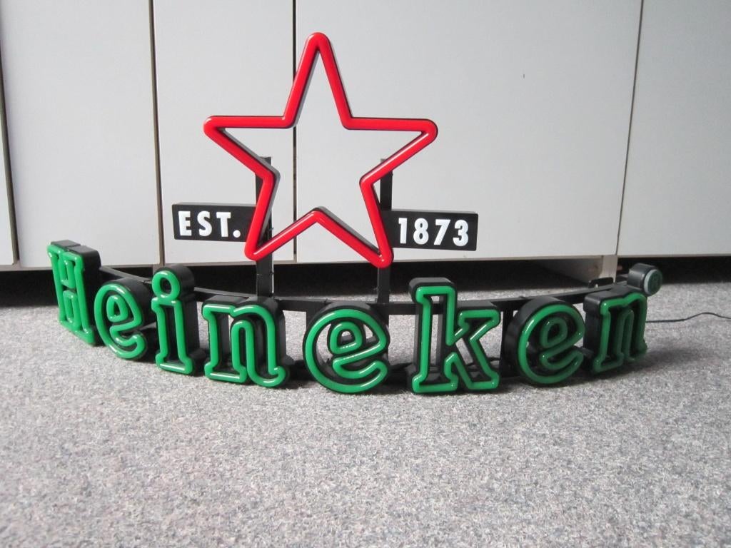 HEINEKEN LED LICHTRECLAME, Ophalen, Zo goed als nieuw, Overige typen, Heineken