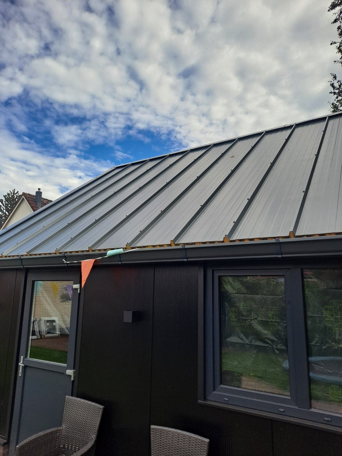 Geïsoleerde dakplaten - sandwichpanelen, 15 m² of meer, Metaal, Grijs, Ophalen