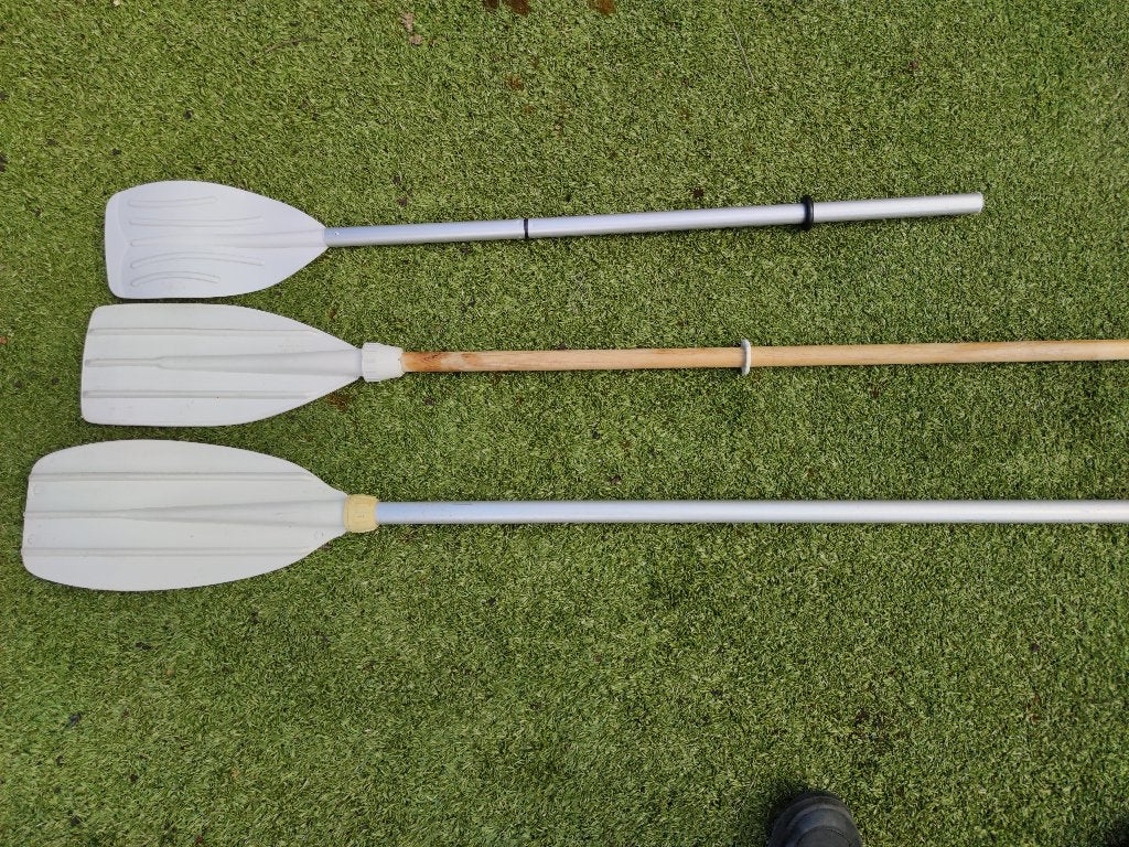 3 peddels, roeispanen, Watersport en Boten, Peddels, Ophalen, Gebruikt, Enkelbladige peddel