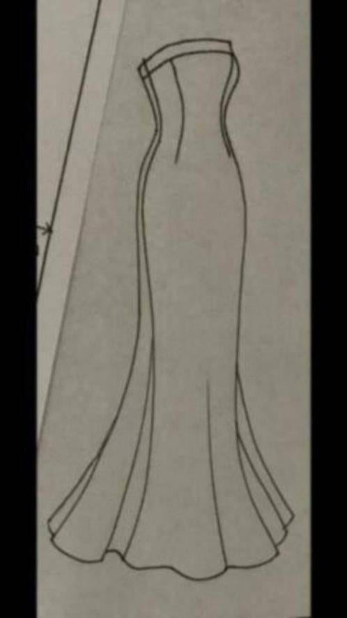 Strapless Dress patroon Fashion Royalty , Tonner 16 Inch, Verzamelen, Poppen, Ophalen of Verzenden, Fashion Doll