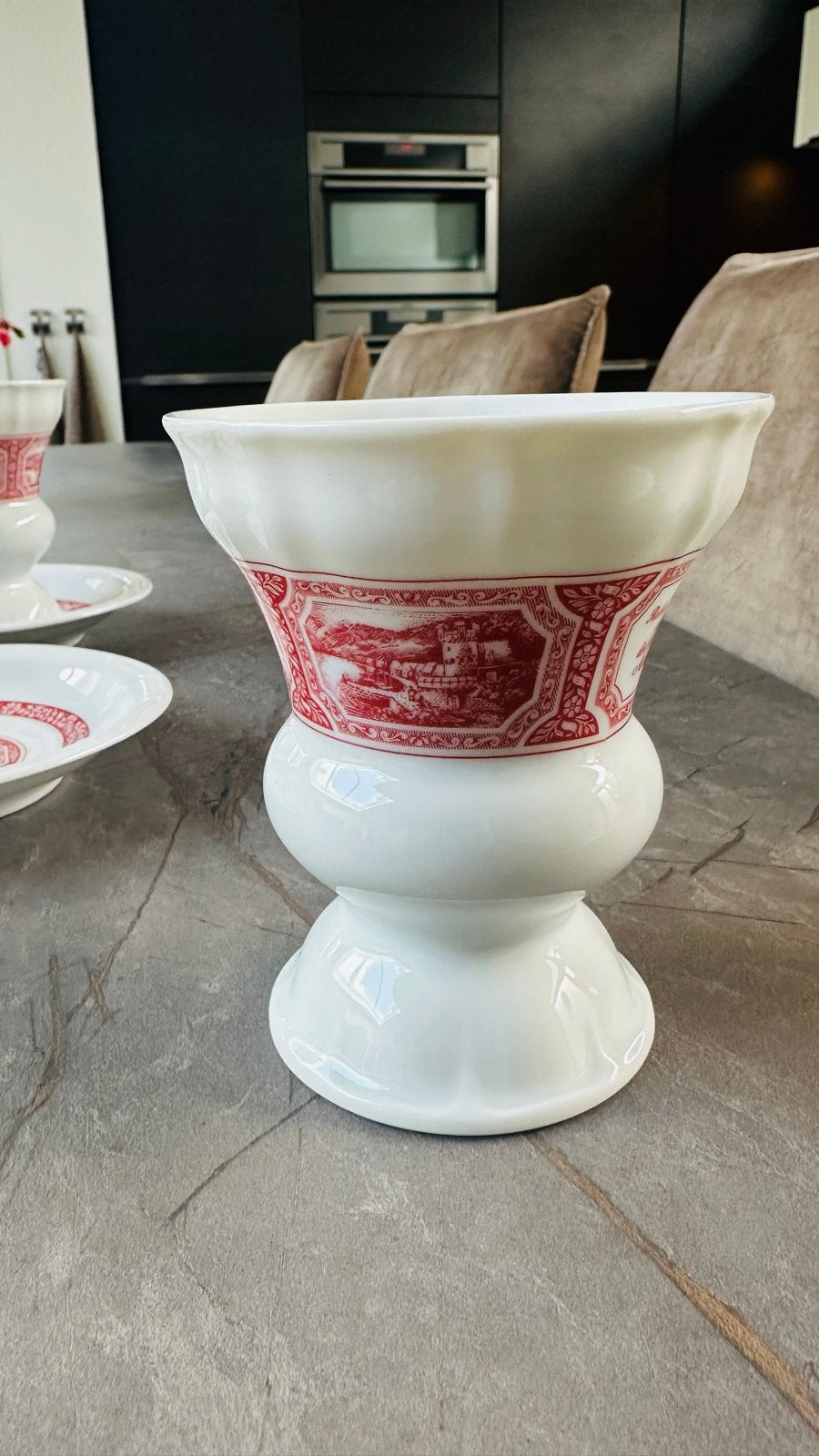 6 Villeroy & Boch Heinrich kopjes en schotels, Huis en Inrichting, Ophalen of Verzenden, Zo goed als nieuw, Overige stijlen, Kop(pen) en/of Schotel(s)