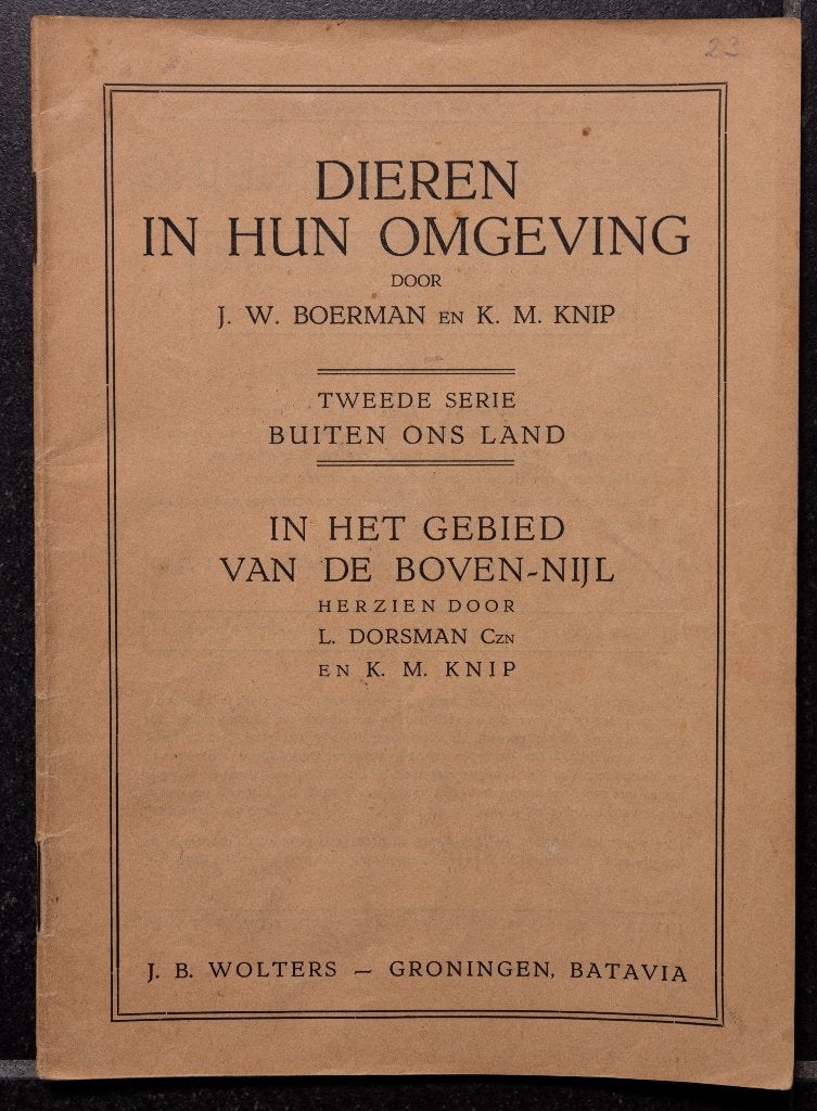 Schoolplaat boekje – In het gebied vd Boven Nijl, Ophalen of Verzenden, Natuur en Biologie