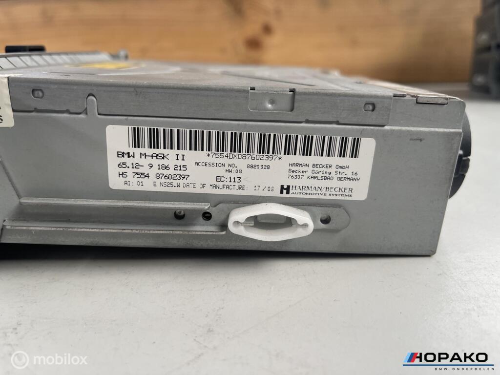 Radio cd speler bmw e90 e91 e92 e93 m ask755487602397, Gebruikt, Ophalen of Verzenden