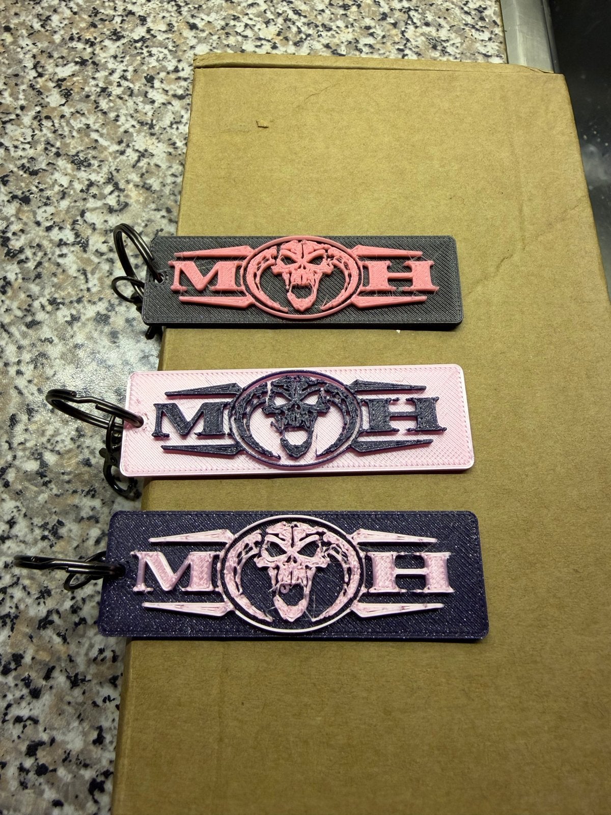 Master of Hardcore (MOH) 3D-geprinte sleutelhangers, Ophalen of Verzenden, Nieuw, Merk