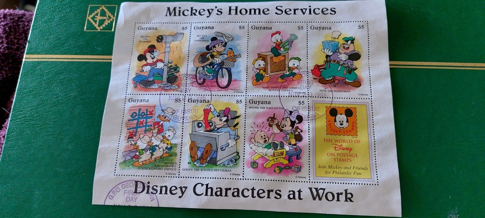 Disney postzegels, Verzamelen, Disney, Ophalen of Verzenden, Mickey Mouse, Gebruikt, Overige typen