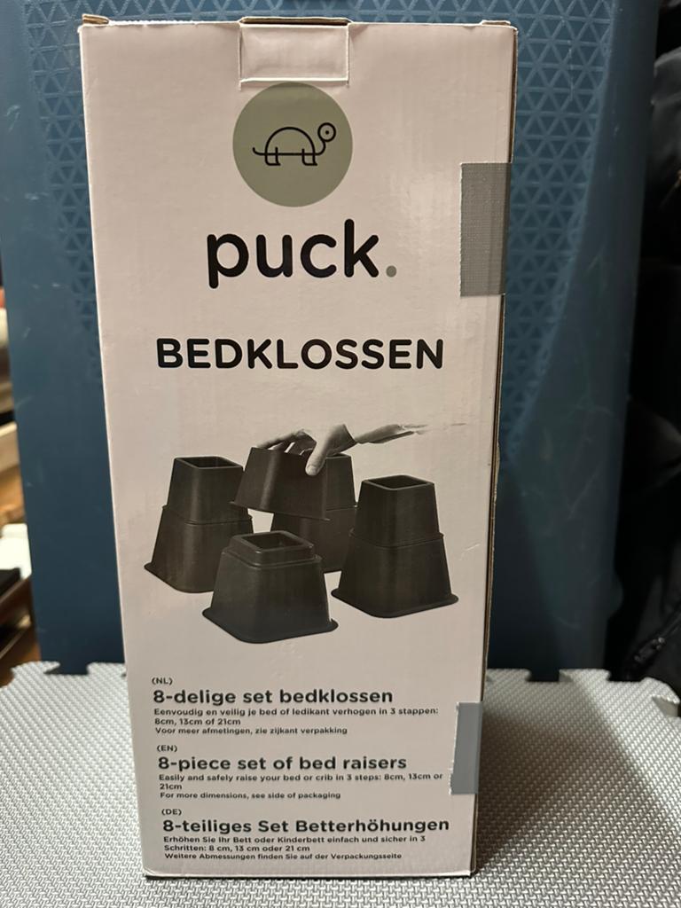 Puck bedklossen 8 stuks, Ophalen, 90 cm, Eenpersoons, Zo goed als nieuw