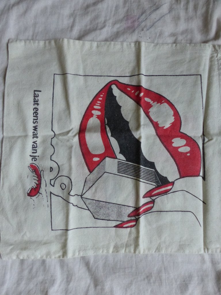reclame tasjes linnen tassen oranje canvas tas, Ophalen of Verzenden, Overige kleuren