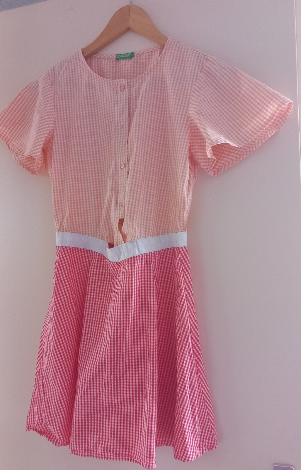 Benetton meisjes jurk, Ophalen of Verzenden, Zo goed als nieuw, Maat 34 (XS) of kleiner, Boven de knie
