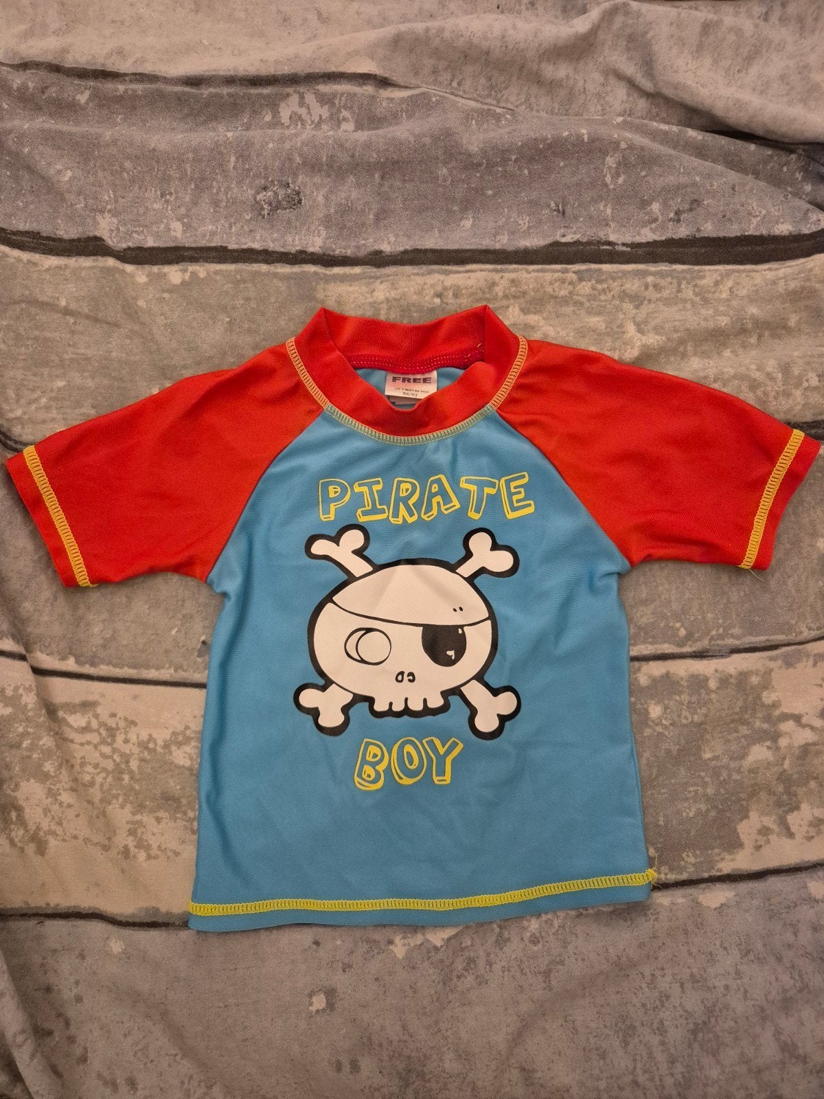 UV-zwemshirt 'Pirate Boy' maat 86/92, UV-zwemkleding, Ophalen of Verzenden, Zo goed als nieuw, Maat 86