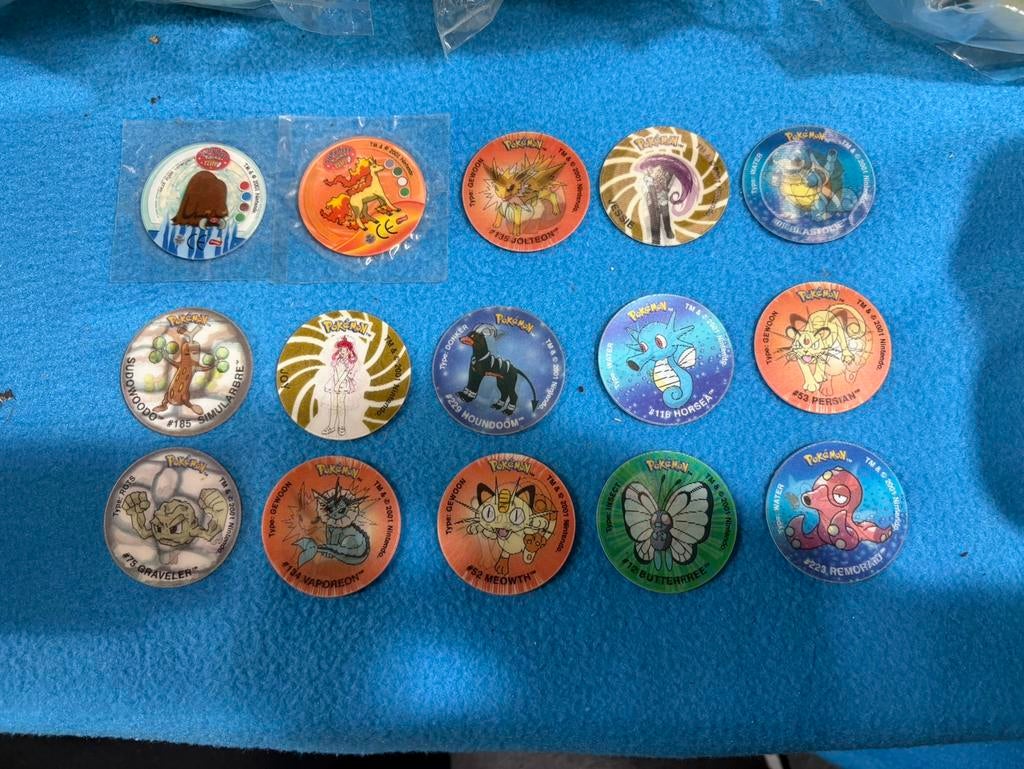 Pokemon Flippo’s, Ophalen of Verzenden, Losse flippo's