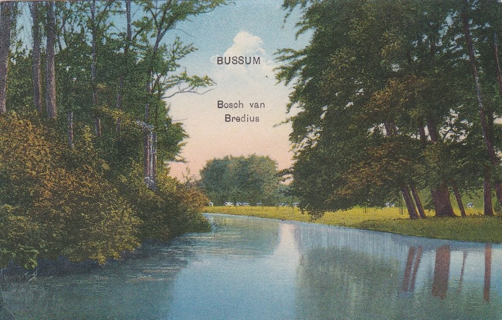 18928 Bussum Bosch van Bredius Uitg Nauta en Velsen, Verzenden, 1920 tot 1940, Ongelopen, Noord-Holland