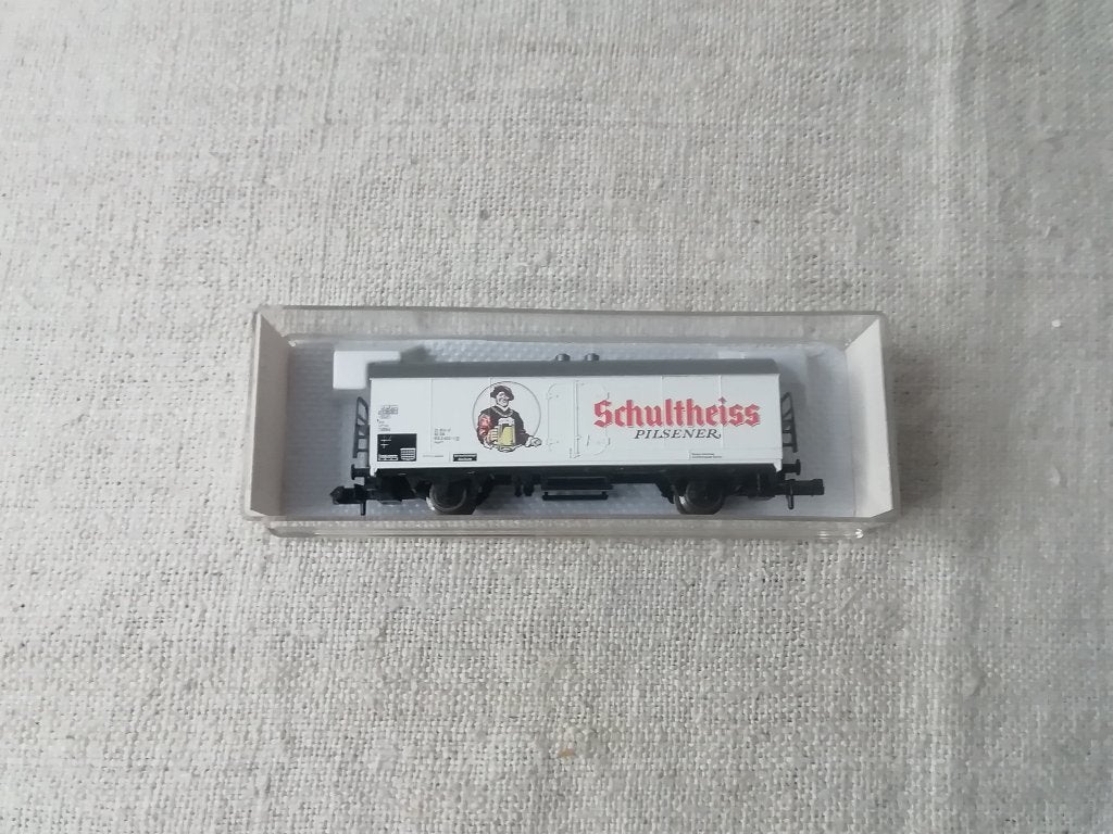 Fleischmann Spur N Bierwaggon Schultheiss, Art. 8340, Gelijkstroom, Verzenden, Fleischmann, Wagon