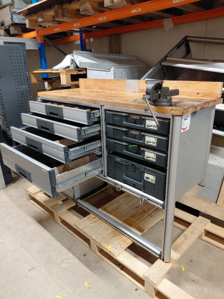 BOTT WERKBANK NR 1194  L 152  B 53  H 113  PRIJS € 799 EURO , Auto diversen, Auto-accessoires, Ophalen, Gebruikt, Laaiin, Info@laaiin.nl