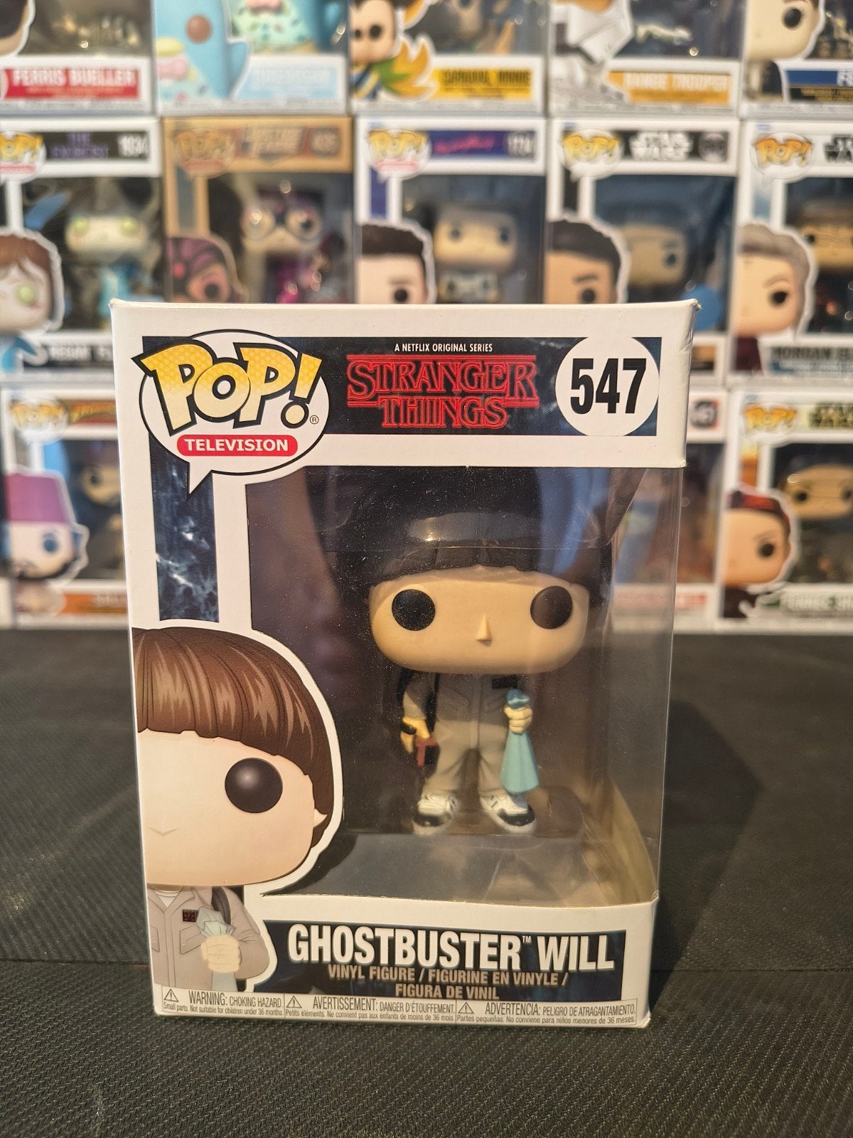 Funko Pop! Stranger Things #547 Ghostbuster Will, Kinderen en Baby's, Ophalen of Verzenden, Zo goed als nieuw