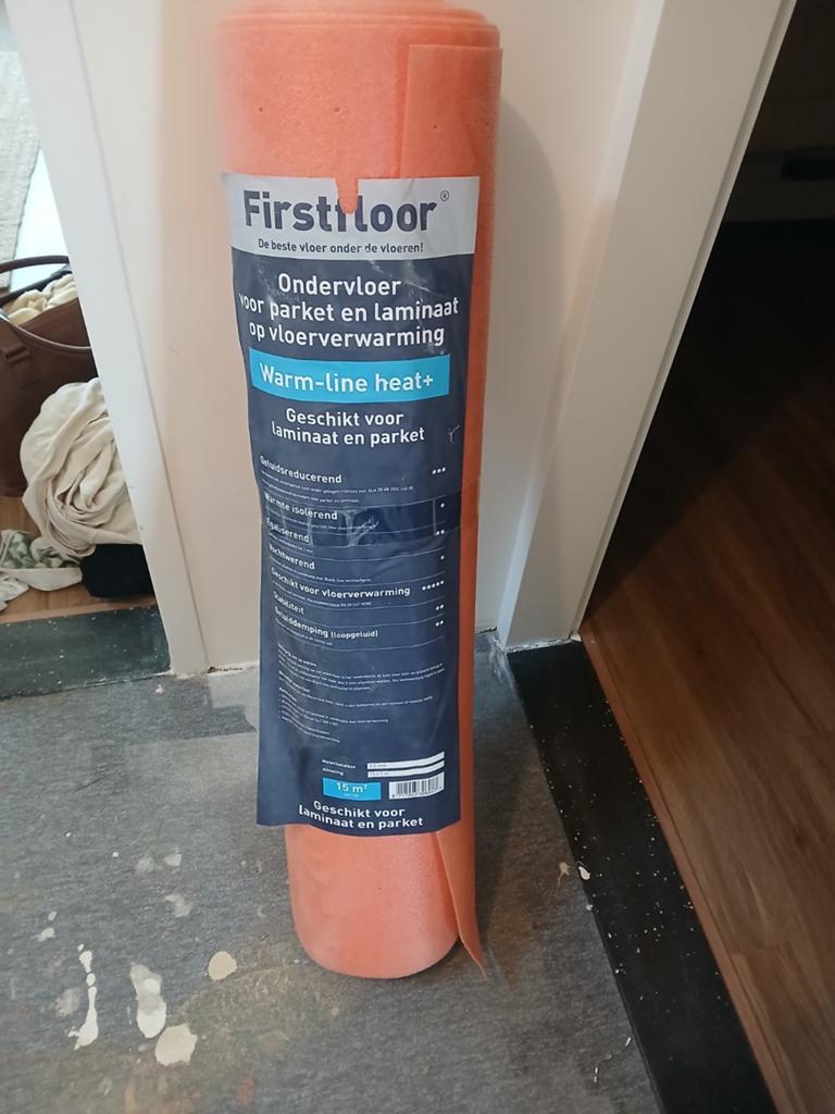 Ondervloer Firstfloor 2,5mm, Ophalen, Overige materialen, 30 cm of meer, Overige typen