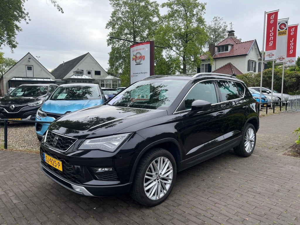 Seat ATECA 1.4 ECOTSI XCELLENCE AUTOMAAT 150PK / SCHUIFDAK /, Auto's, Seat, Gebruikt, 4 cilinders, 150 pk, Zwart