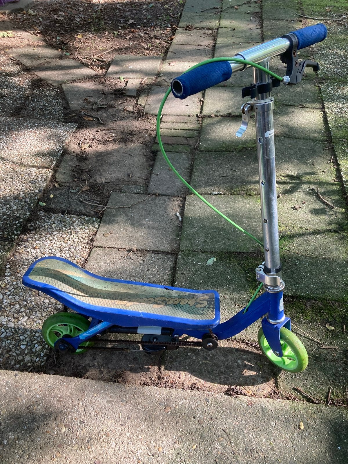 Space Scooter - Blauw/Groen - Werkend, Ophalen, Gebruikt, Overige typen