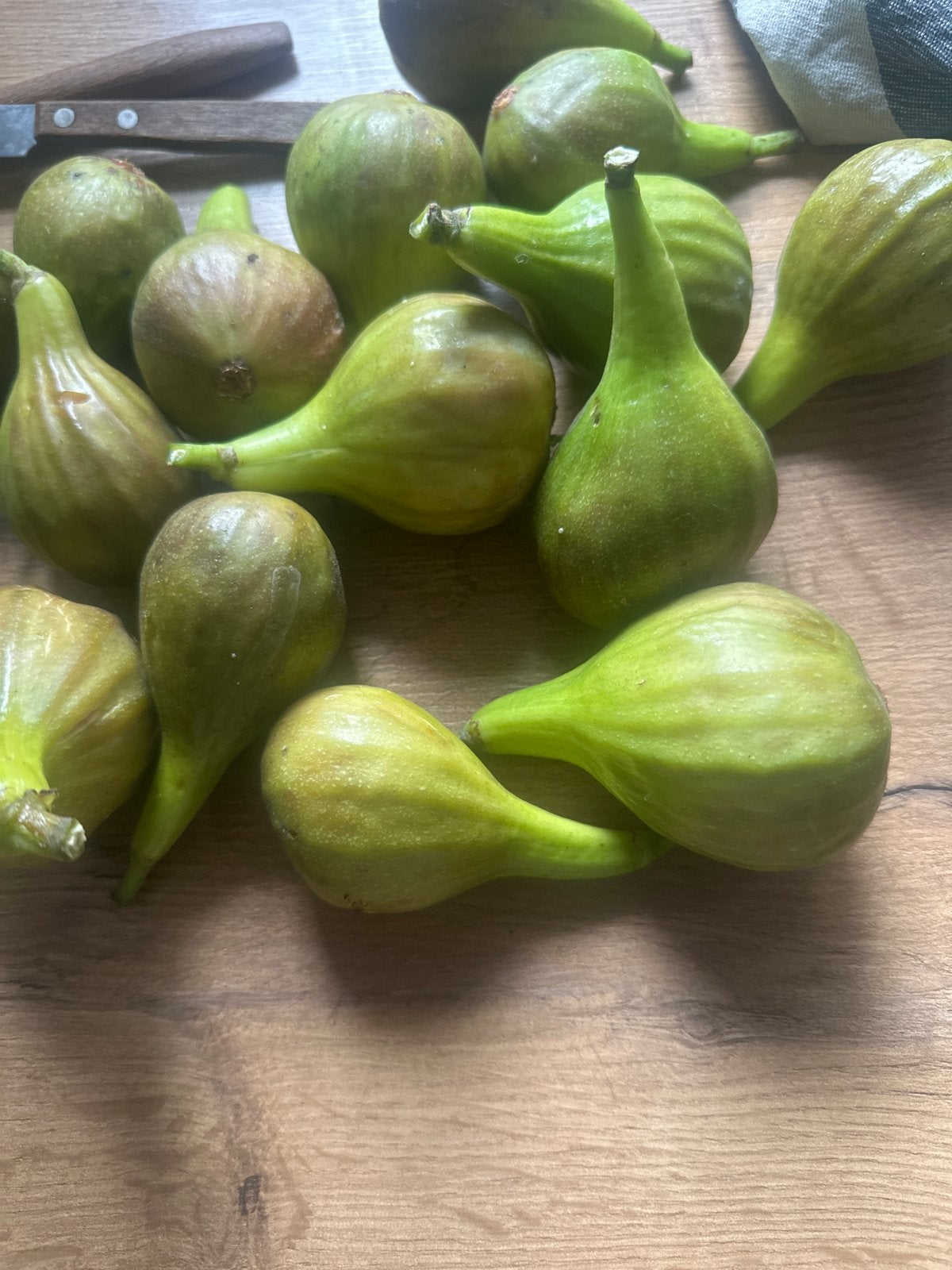 Verse vijgen van eigen boom, Ophalen