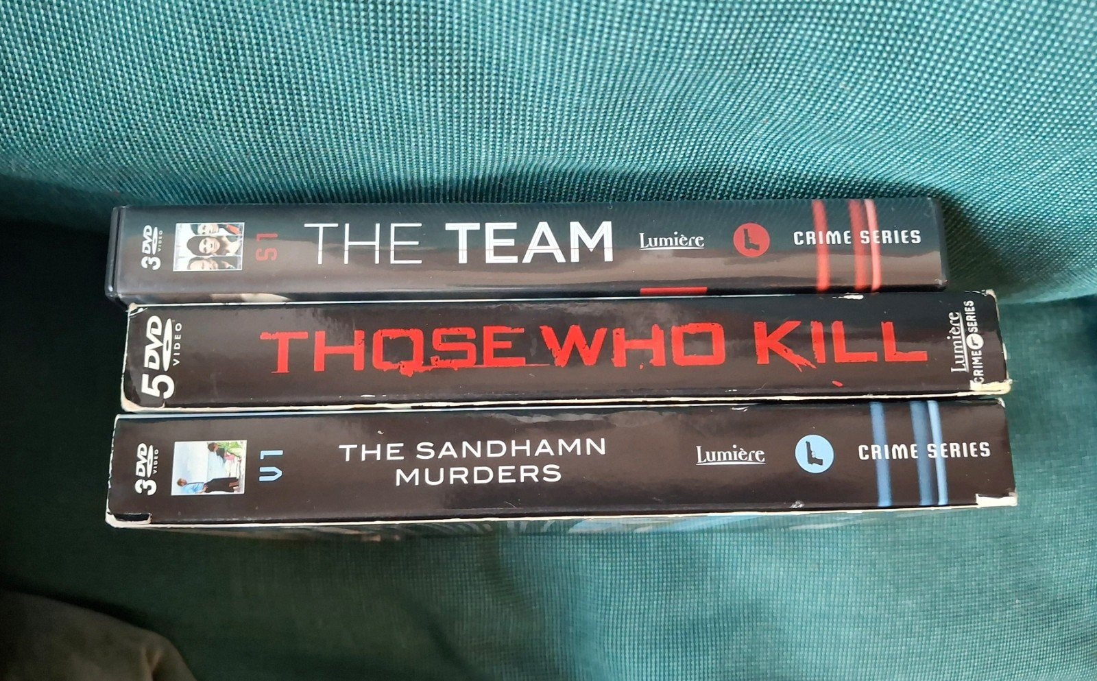 Misdaadserie DVD Boxset:, The Team, Those Who Kill, Sandhamn, Cd's en Dvd's, Vanaf 16 jaar, Ophalen of Verzenden, Zo goed als nieuw