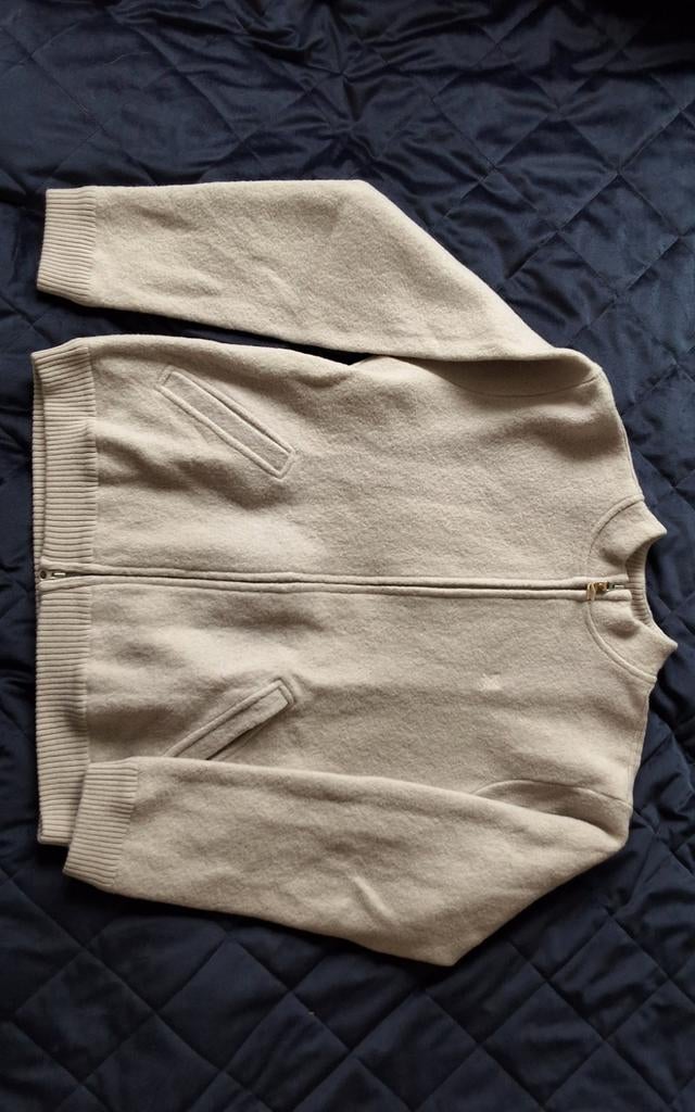 Oxbow gekookte wollen vest/jas, XL - Prachtige kwaliteit, Beige, Maat 56/58 (XL), Zo goed als nieuw, Oxbow