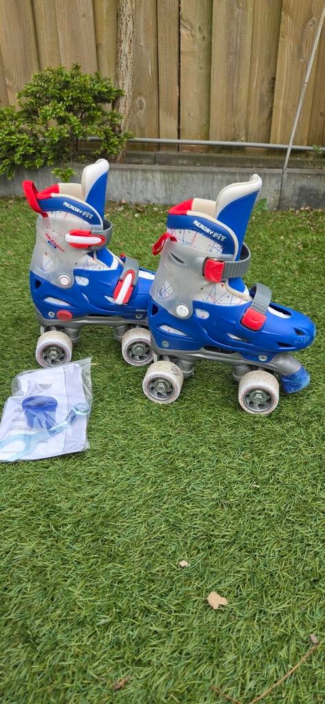 Verstelbare Nijdam rollerskates maat 30-33, Ophalen, Verstelbaar, Gebruikt, Kinderen