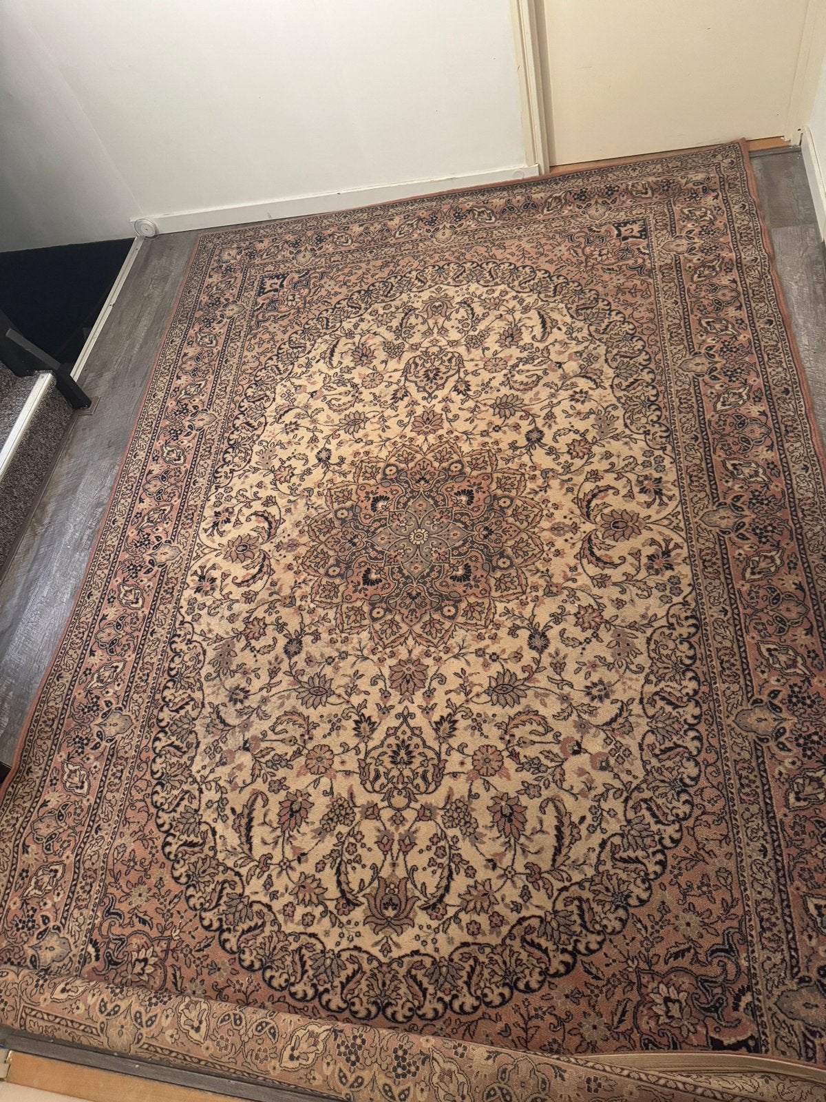 Origineel vintage Louis de Poortere vloerkleed, Huis en Inrichting, Stoffering | Tapijten en Kleden, Ophalen, Gebruikt, Vintage