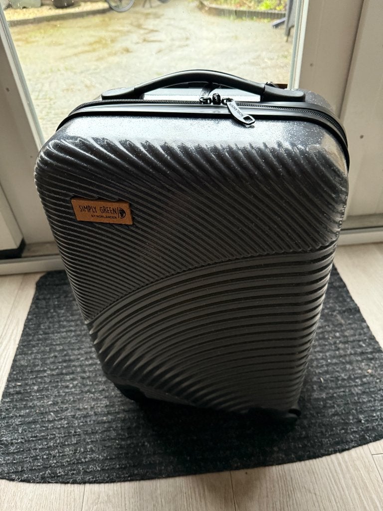 Nieuwe trolley, klein formaat, Norlander, Ophalen, 40 tot 60 cm, Nieuw, Grijs
