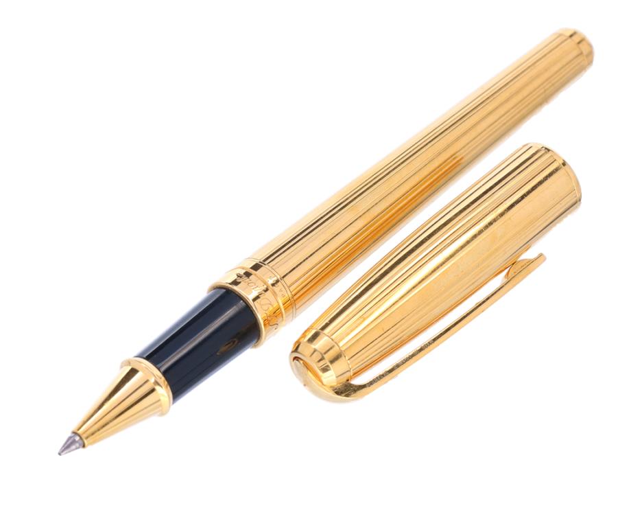 S.T. Dupont D-Line 18K Rollerball Pen, Ophalen of Verzenden, Zo goed als nieuw, Balpen, Overige merken