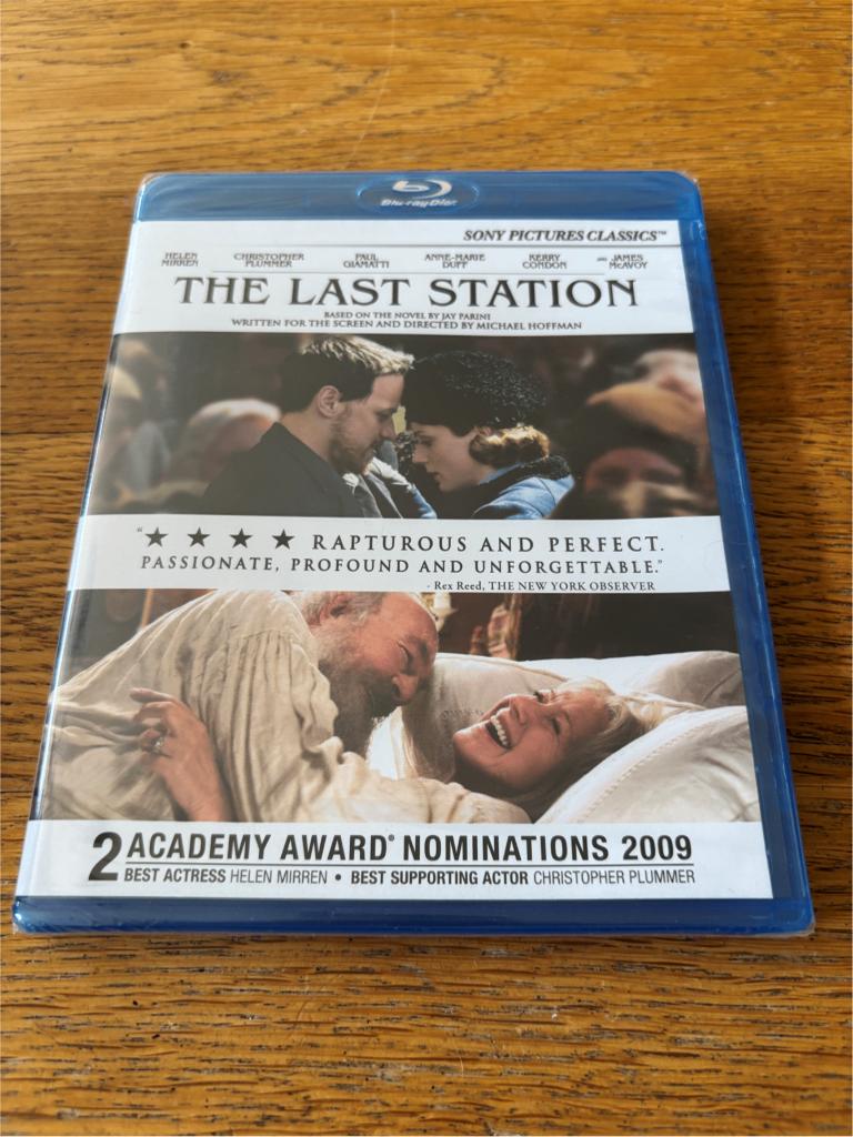 Blu-ray The Last Station - NIEUW in Seal - N-NLO - Regio A, Ophalen of Verzenden, Nieuw in verpakking, Drama