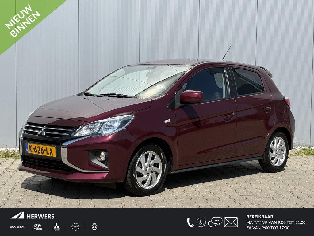 Mitsubishi Space Star 1.2 Active / Cruise Controle / Automaa, Auto's, Mitsubishi, Stof, Gebruikt, Origineel Nederlands, Bedrijf