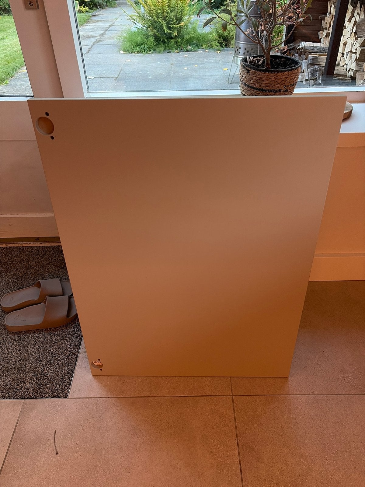 Ikea Havstorp beige deur 60x80 met lichte beschadiging, Ophalen of Verzenden, Gebruikt, Met deur(en)