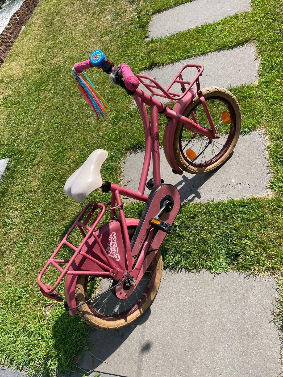 Meisje fiets 16 inch loekie fiets, Ophalen, 16 inch