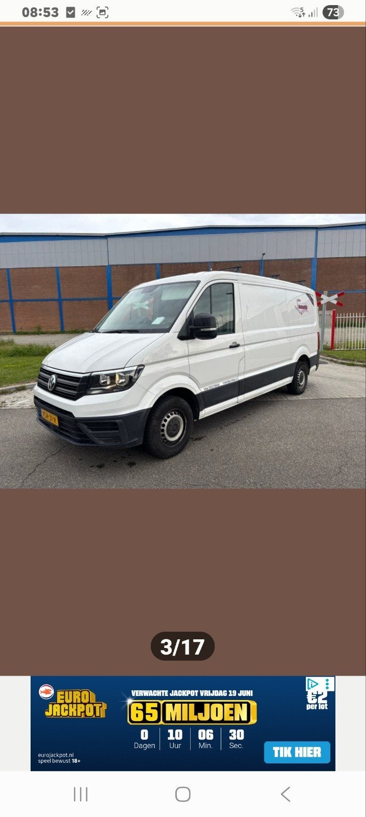 Volkswagen crafter lengte 2  imperiaal en trap 2017' 2027, Ophalen, Nieuw, Volkswagen