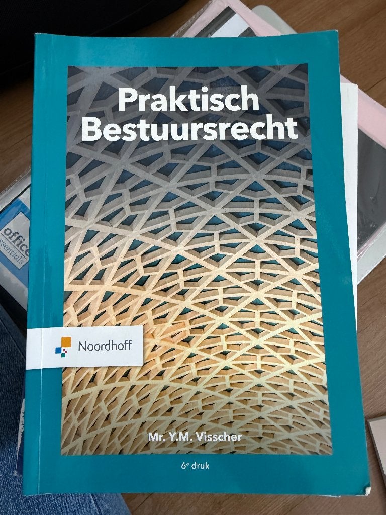 Studieboek praktisch bestuursrecht, Boeken, Zo goed als nieuw, Noordhoff Uitgevers, Alpha, HBO