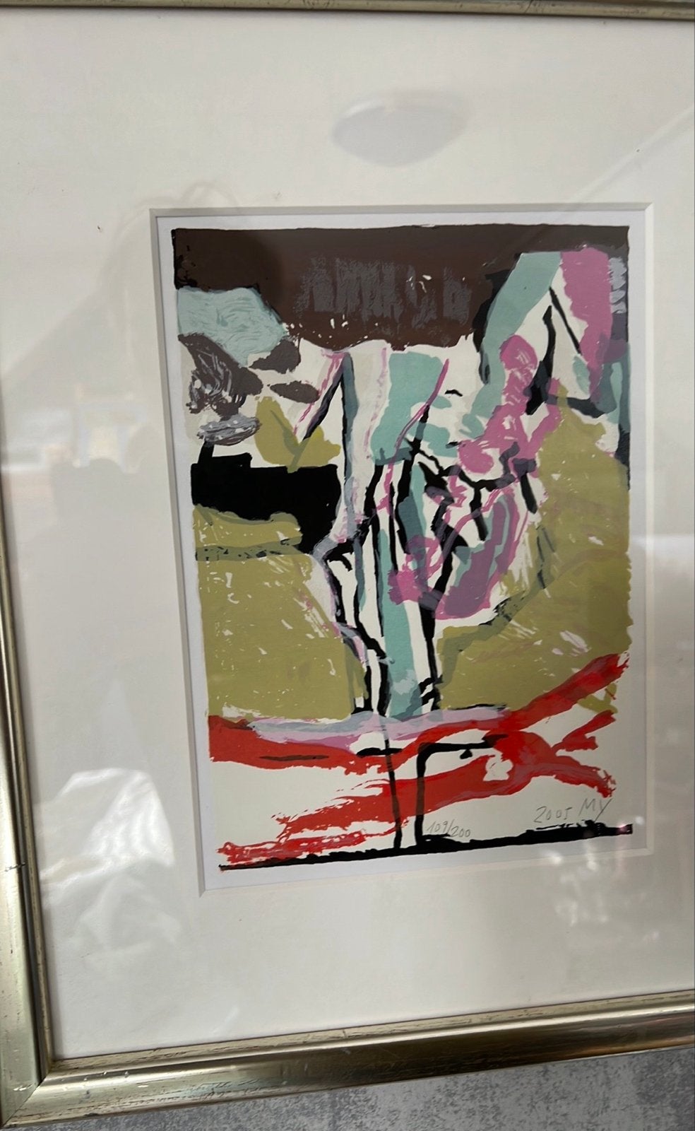 Zeefdruk Miguel Ibanez Gesigneerd, Genummerd 109/200 (2005), Ophalen of Verzenden