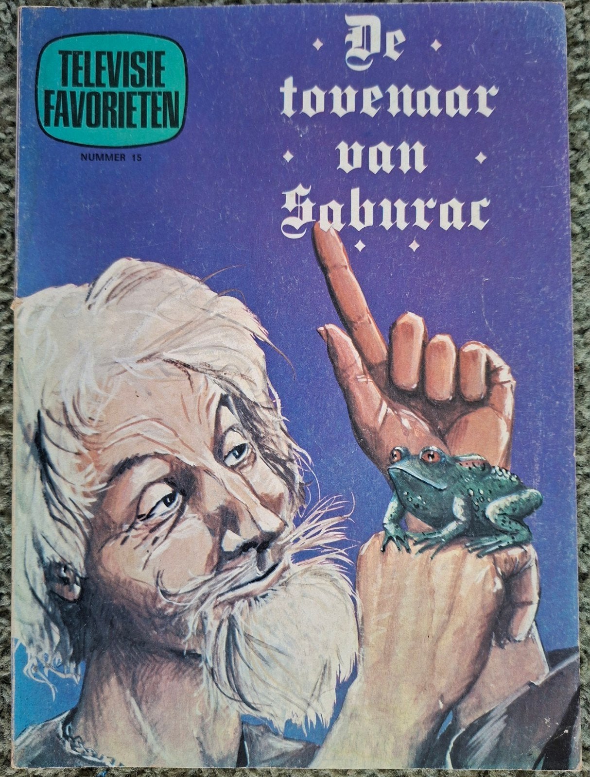 TELEVISIE FAVORIETEN. CATWEAZEL. TOVENAAR VAN SABURAR. 1971., Ophalen of Verzenden, Gelezen