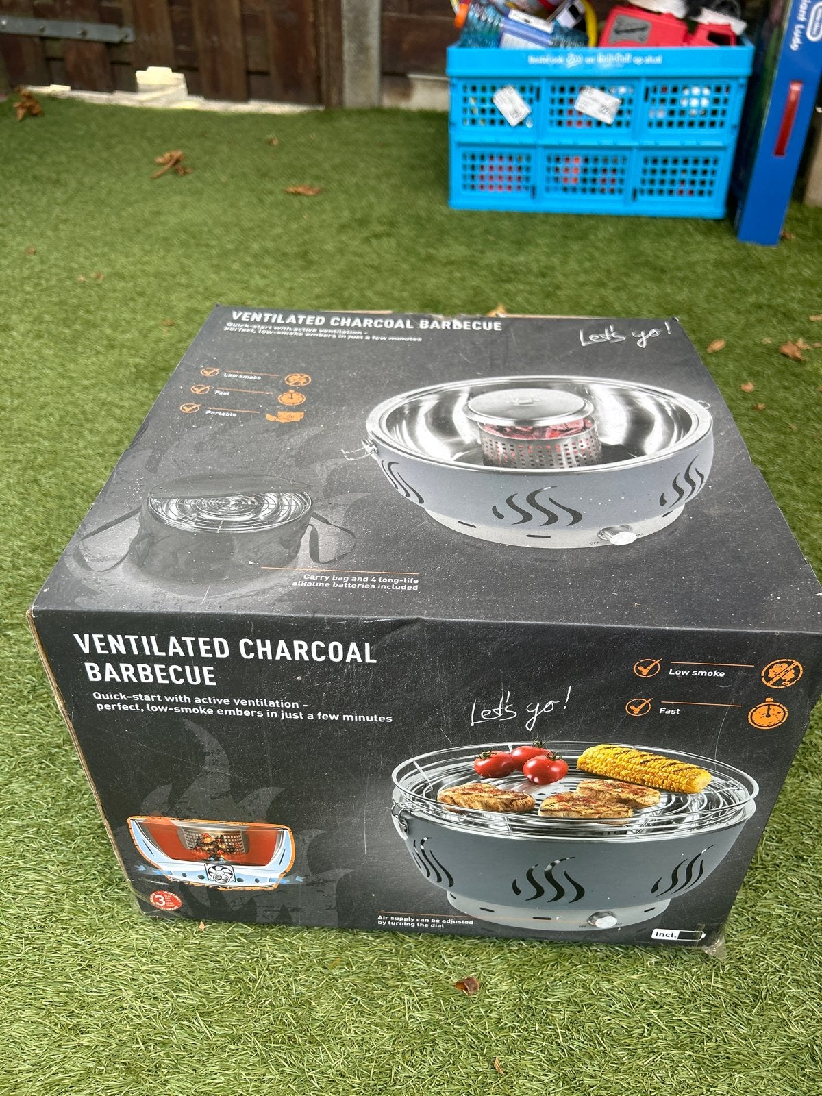Ventilated Charcoal Barbecue - Snel en Rookarm BBQ Plezier, Tuin en Terras, Ophalen, Nieuw