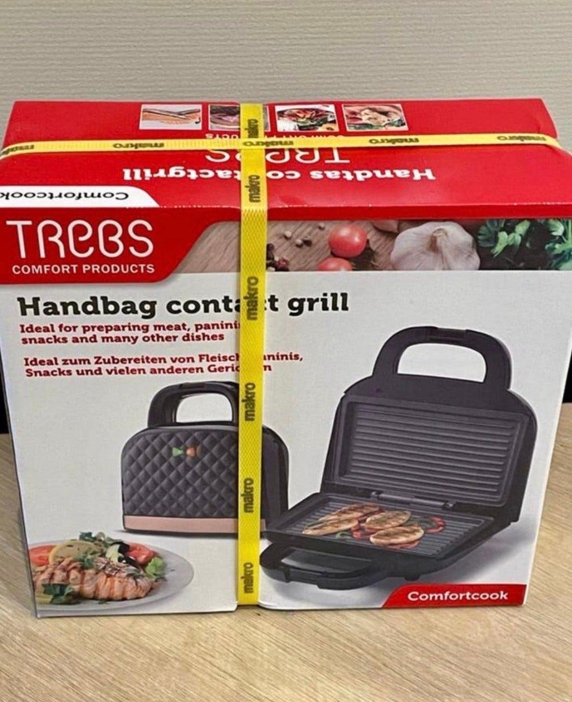 Trebs Handtas Contactgrill - Nieuw in doos, Ophalen of Verzenden, Nieuw